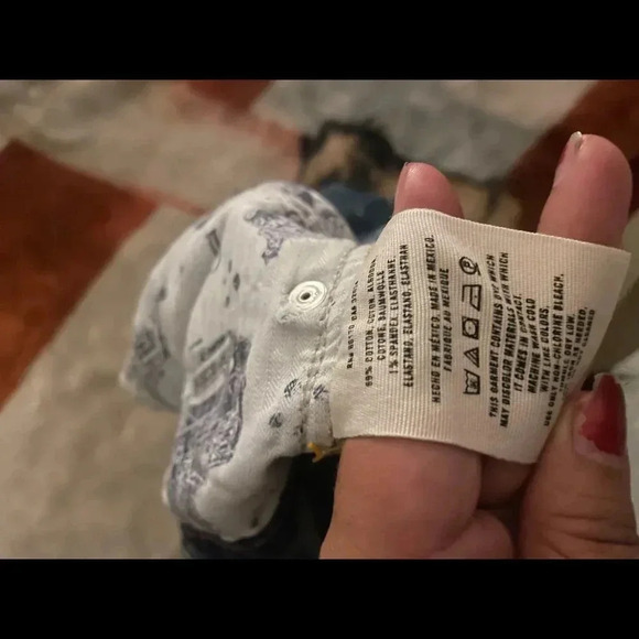 Anthropologie pilcro and the letter press Jean shorts blue distressed - Picture 5 of 6